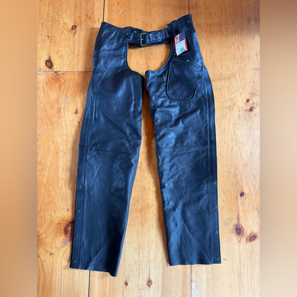 NWT MOTO MOD WOMEN’S LEATHER CHAPS